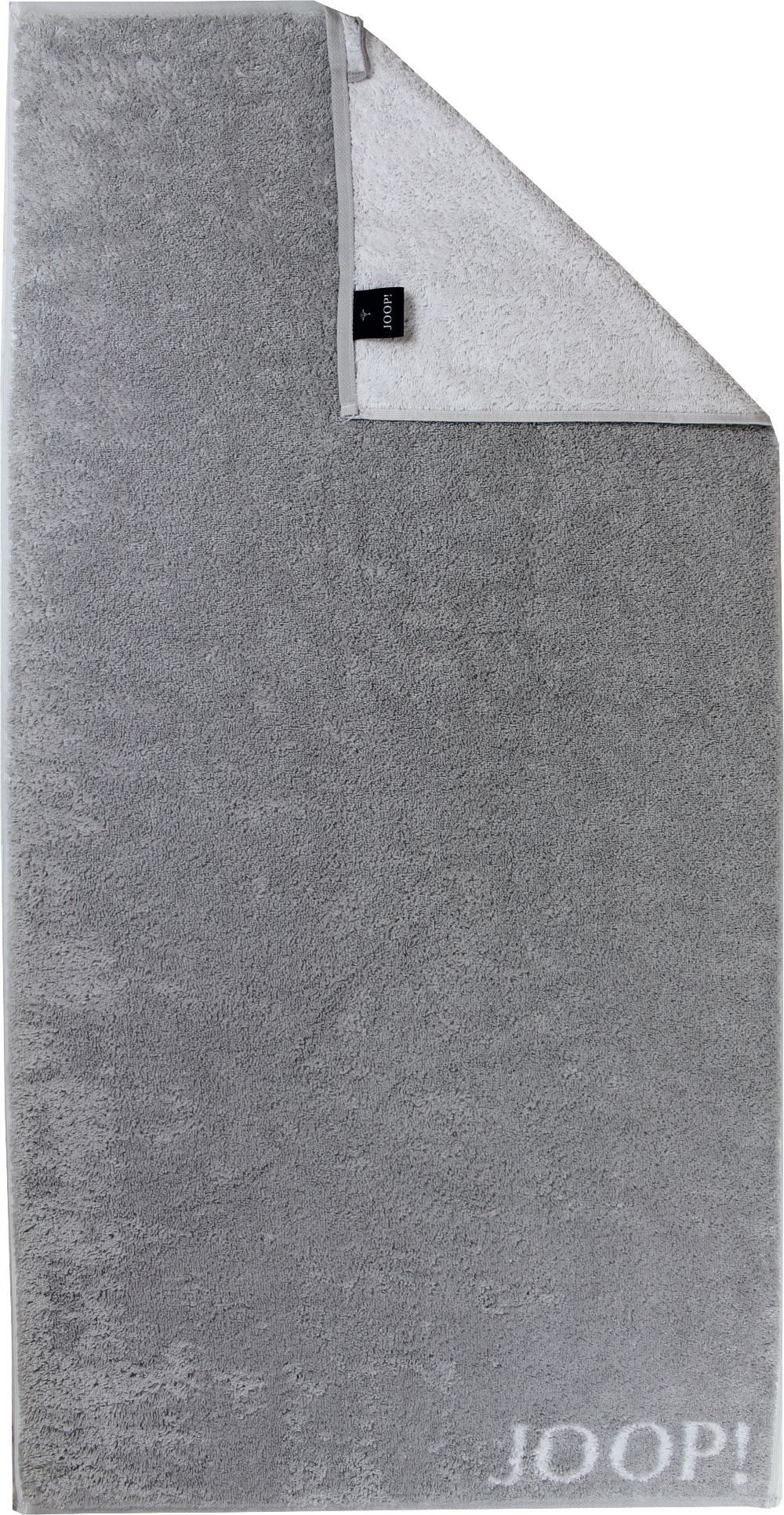 JOOP! Handtuch JOOP! Handtuchserie Classic Doubleface 1600-76 silber, 100% günstig online kaufen