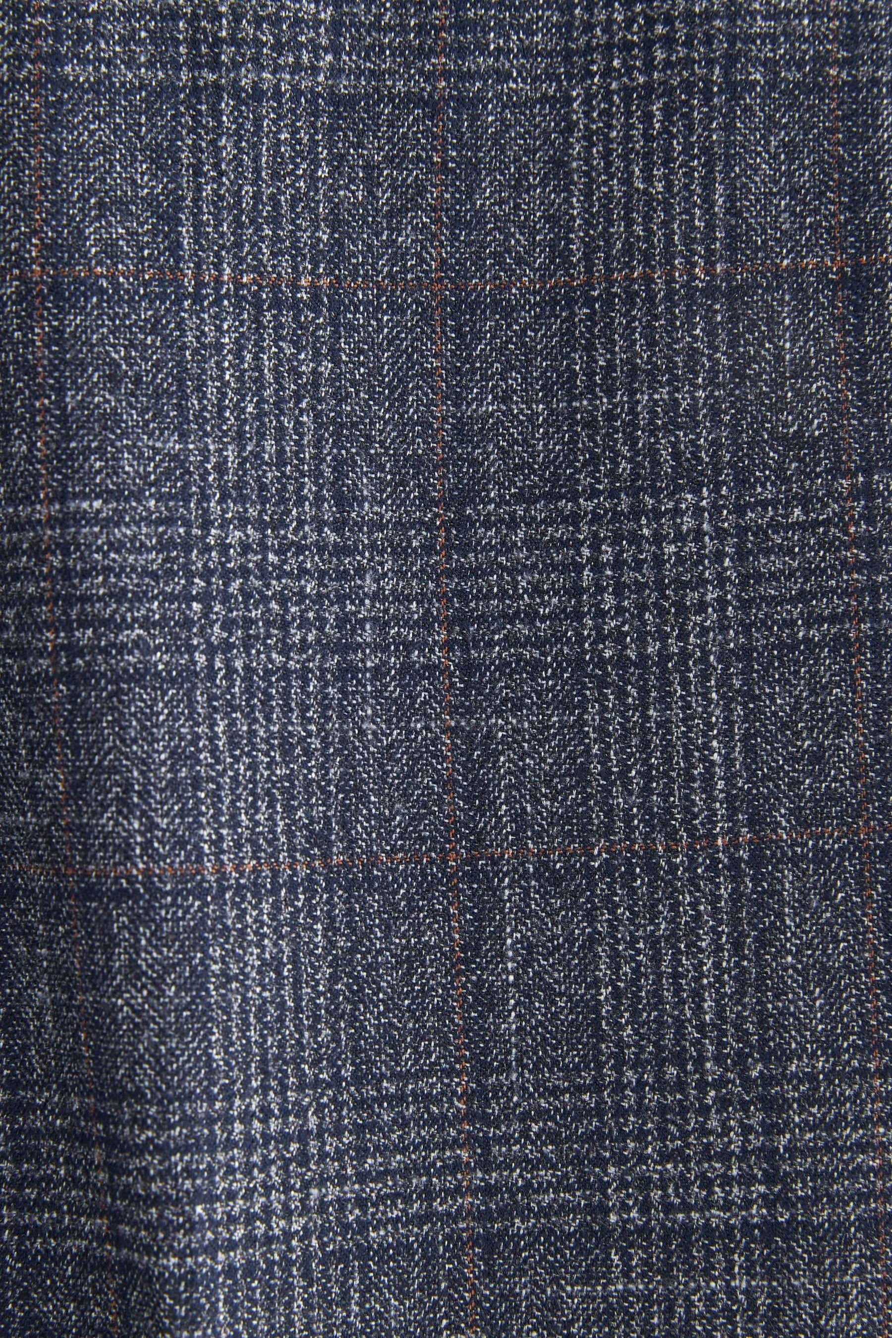 Next Anzughose Karierter paspelierter Anzug im Slim Fit: Hose (1-tlg)