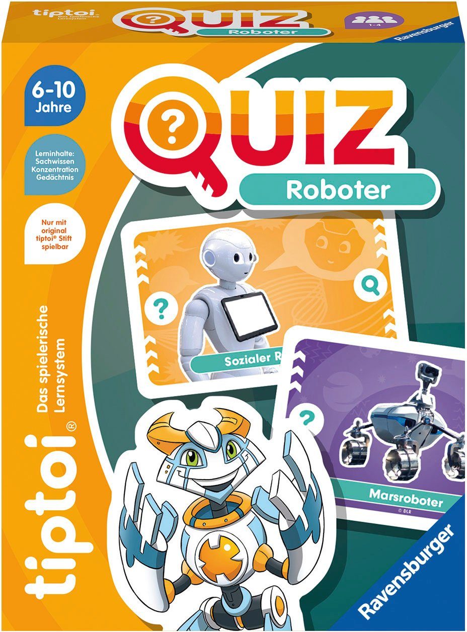 Ravensburger Spiel tiptoi® Quiz Roboter, Kinderspiel, Made in Europe