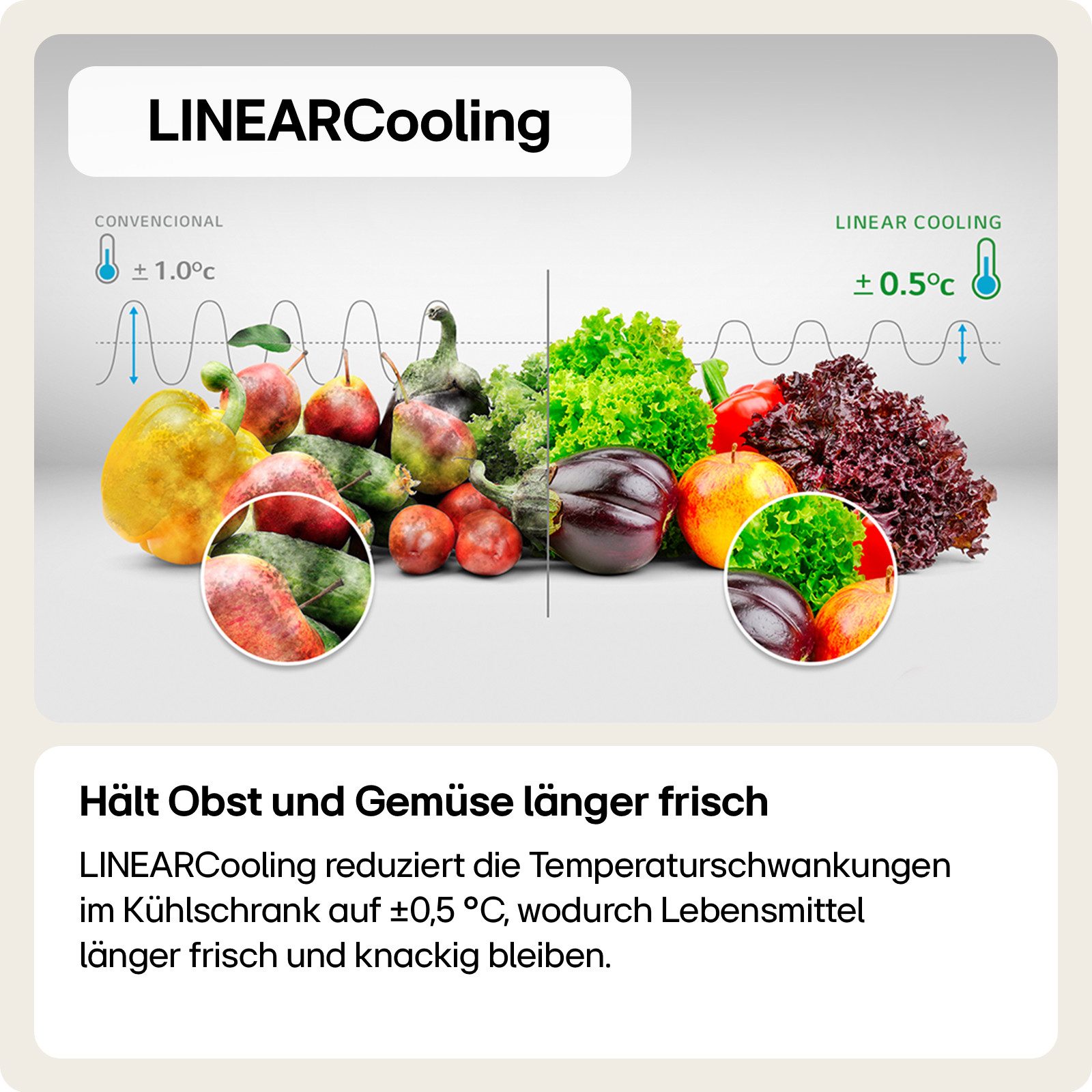 LG Kühl-/Gefrierkombination GBV22NCBPY, 203 cm hoch, 59,5 cm breit, FRESHConverter® Schublade – Bild 5 von 5