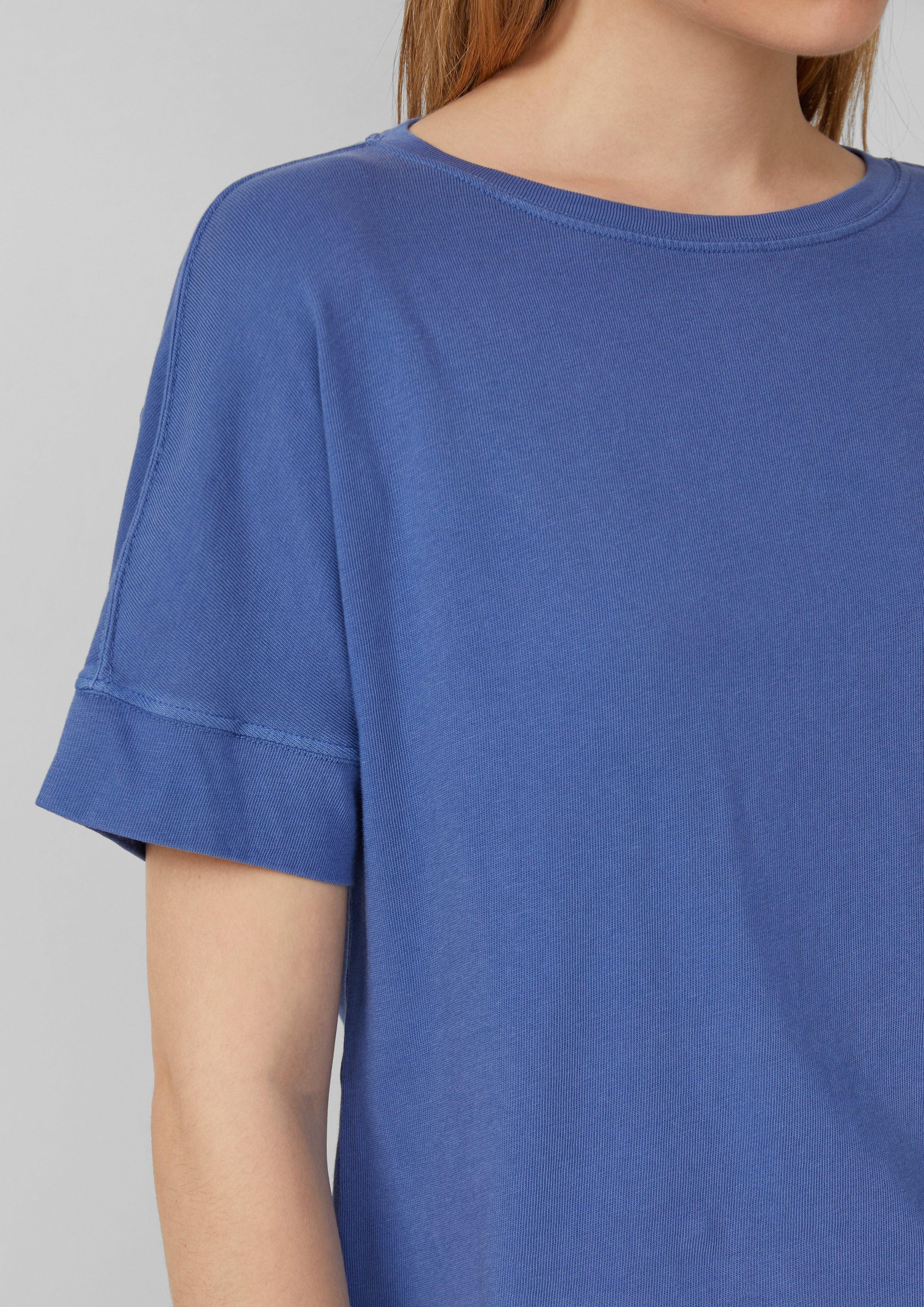 s.Oliver Shirttop Gewaschenes T-Shirt mit Ziernähten günstig online kaufen