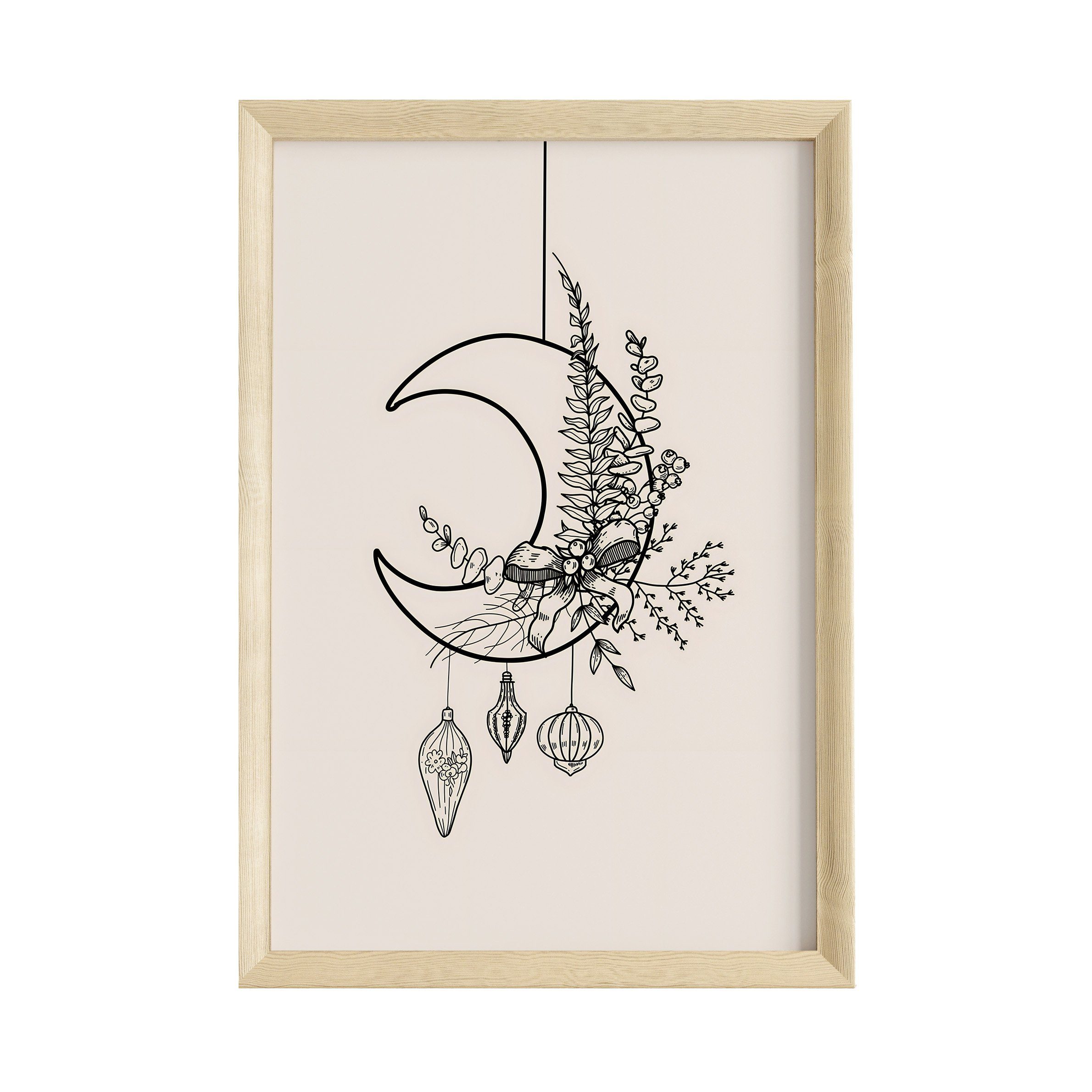 JUSTGOODMOOD Poster ® Weihnachten Poster · Ornament · ohne Rahmen