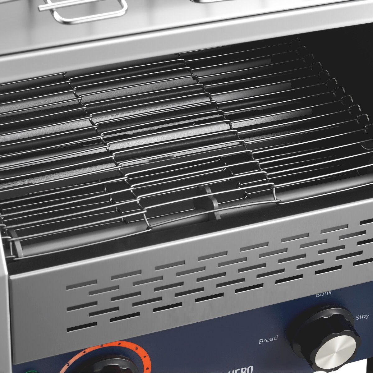 GastroHero Tunnel-Toaster Durchlauftoaster Förderband Toaster 130 Toastscheiben/h, 2200 W, Einstellbare Durchlaufgeschwindigkeit, kompakte Vorderausgabe – Bild 5 von 5