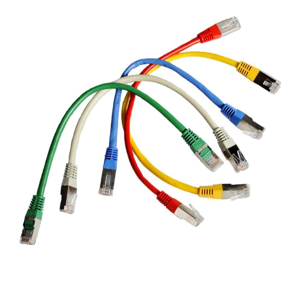 shortix kurzes LAN-/Patch-Kabel (2x RJ45 Stecker). Cat.5e. 25cm. 5/10 Stück. LAN-Kabel, RJ-45 (Ethernet), RJ-45 (Ethernet), kurz, schwarz, Farbmix