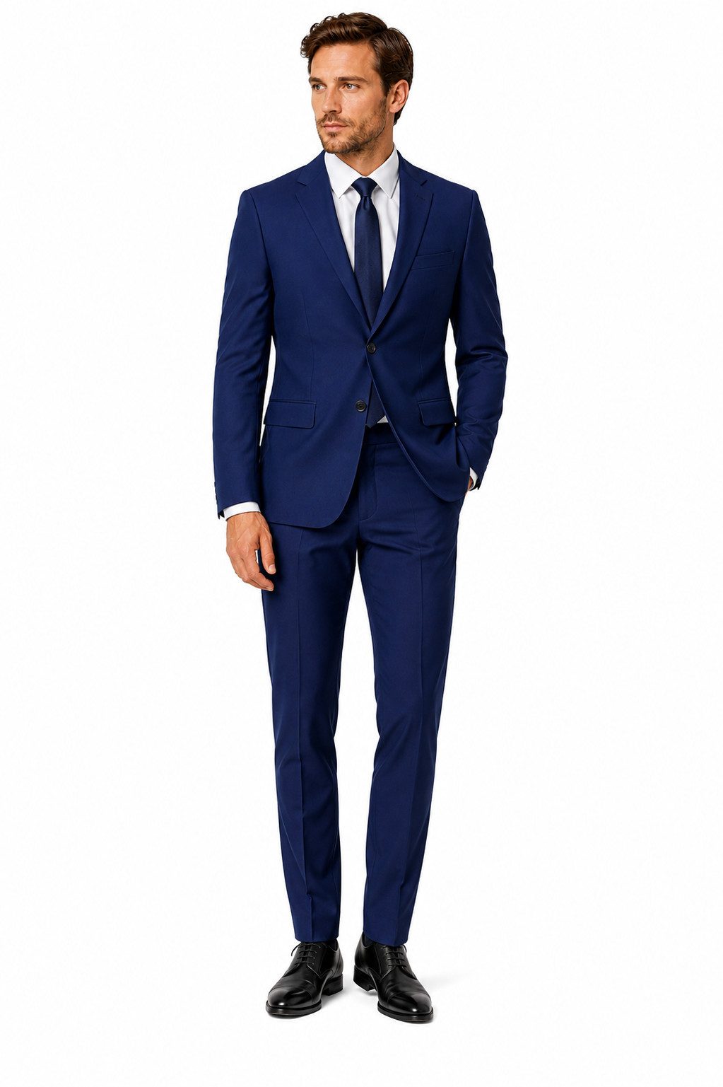 Guild Clothing Anzug Herren Business 2-tlg. Extra Slim Fit (Anzughose & Sakko, 2-tlg., Anzug Set) für Hochzeiten, Einladungen, den Business, besondere Anlässe