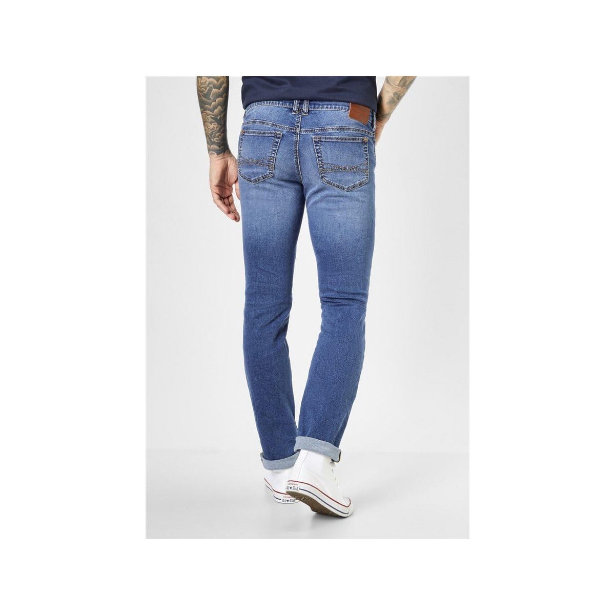 Paddock's 5-Pocket-Jeans hell-blau (1-tlg)