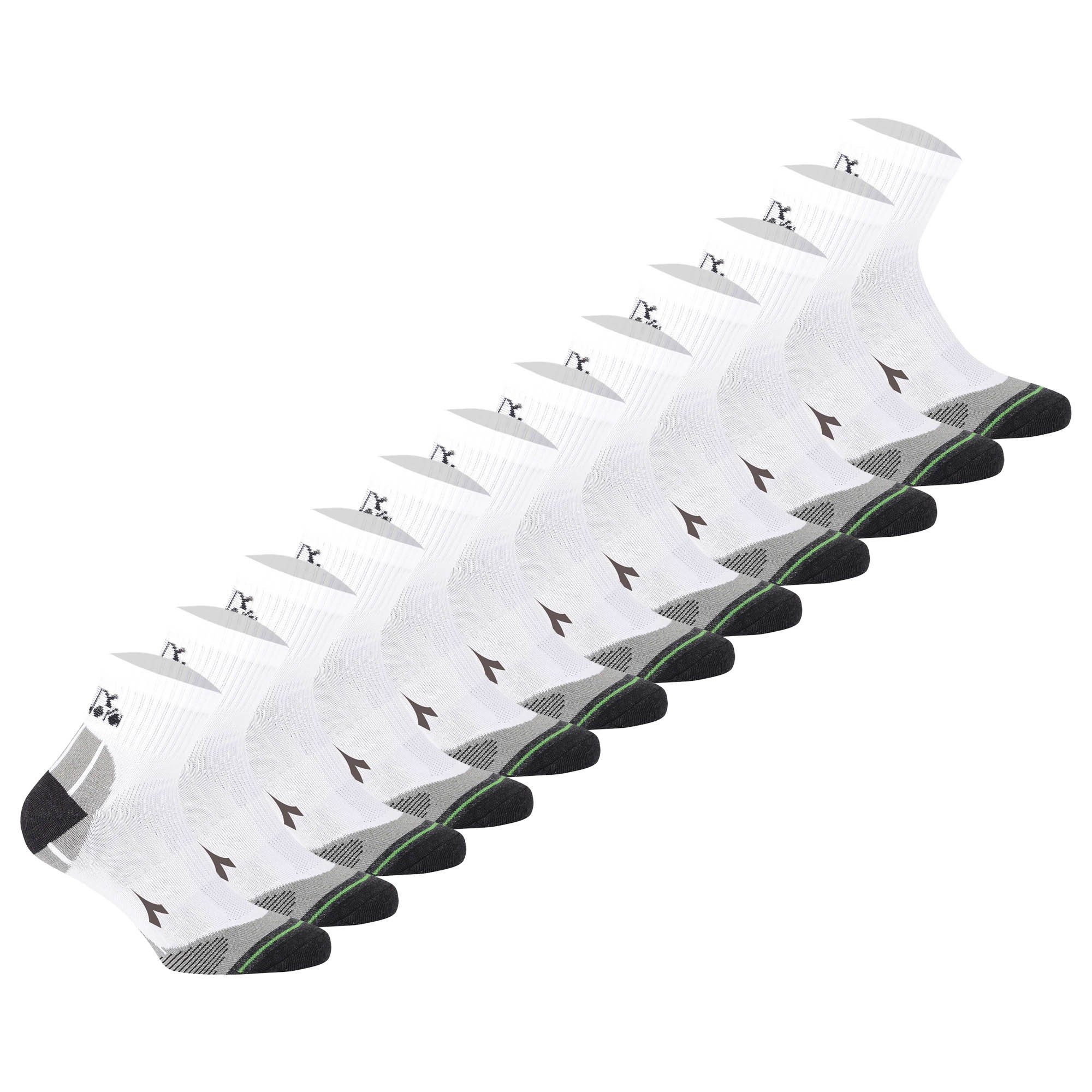 Diadora Sportsocken Unisex Socken 12er Pack Baumwolle (Packung, 12er Pack)