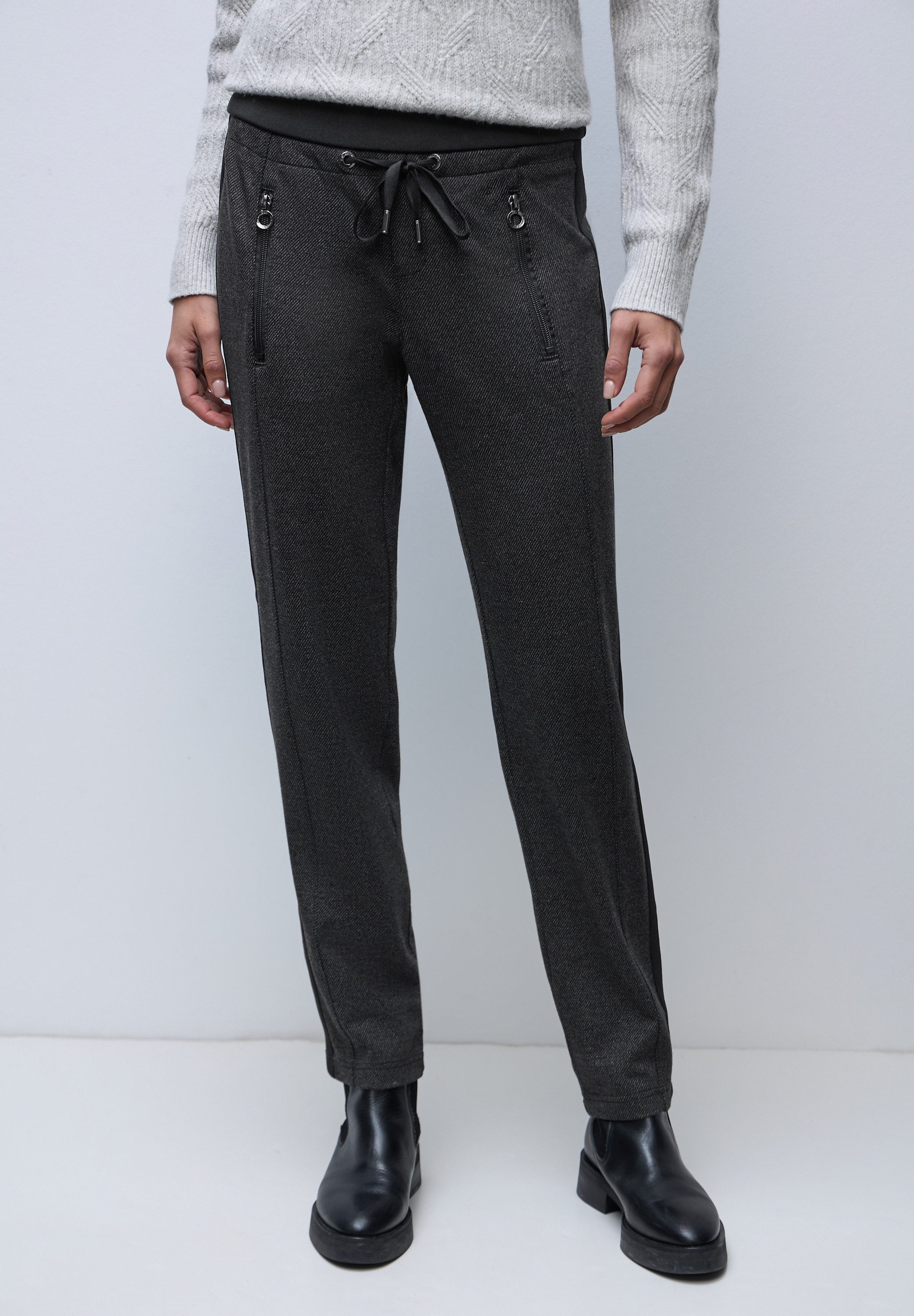 STREET ONE Stoffhose Elastikbund mit Tunnelzug günstig online kaufen