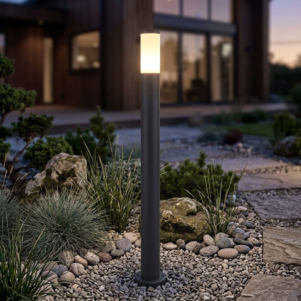 GLOBO LIGHTING Außen-Stehlampe, Leuchtmittel nicht inklusive, Stehleuchte Außenleuchte Gartenlampe Standleuchte Wegelampe