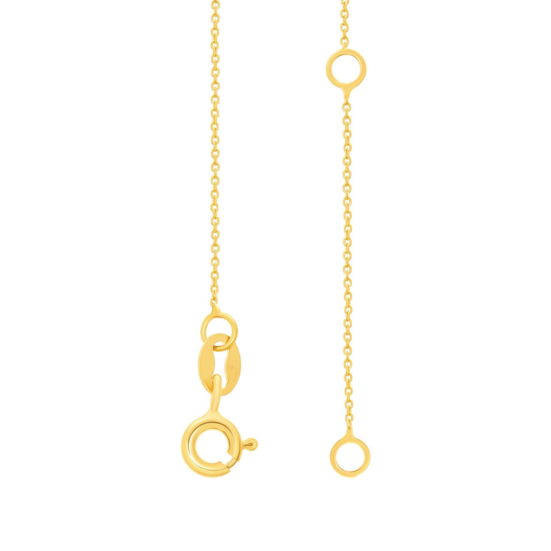 Stella-Jewellery Collier 585er Gold Collierkette mit Hund (Dackel) Zirkonia günstig online kaufen