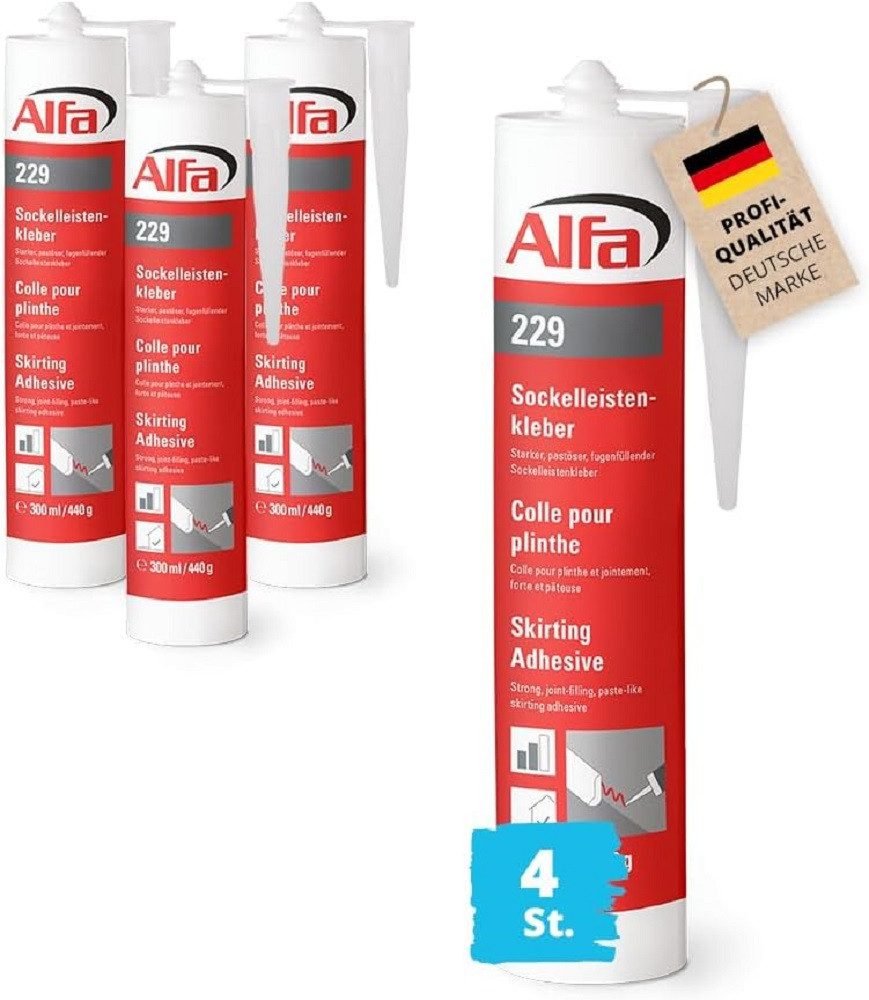 Alfa Parkettkleber Sockelleistenkleber 440 g Power günstig online kaufen