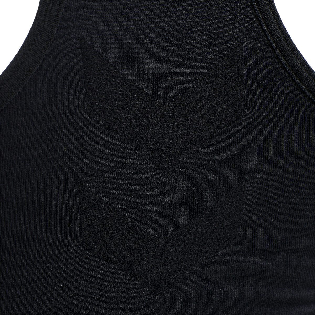 hummel Sport-Bustier hmlTIF SEAMLESS SPORTS TOP nahtarme Seamless-Konstruktion, dehnbarer Stoff