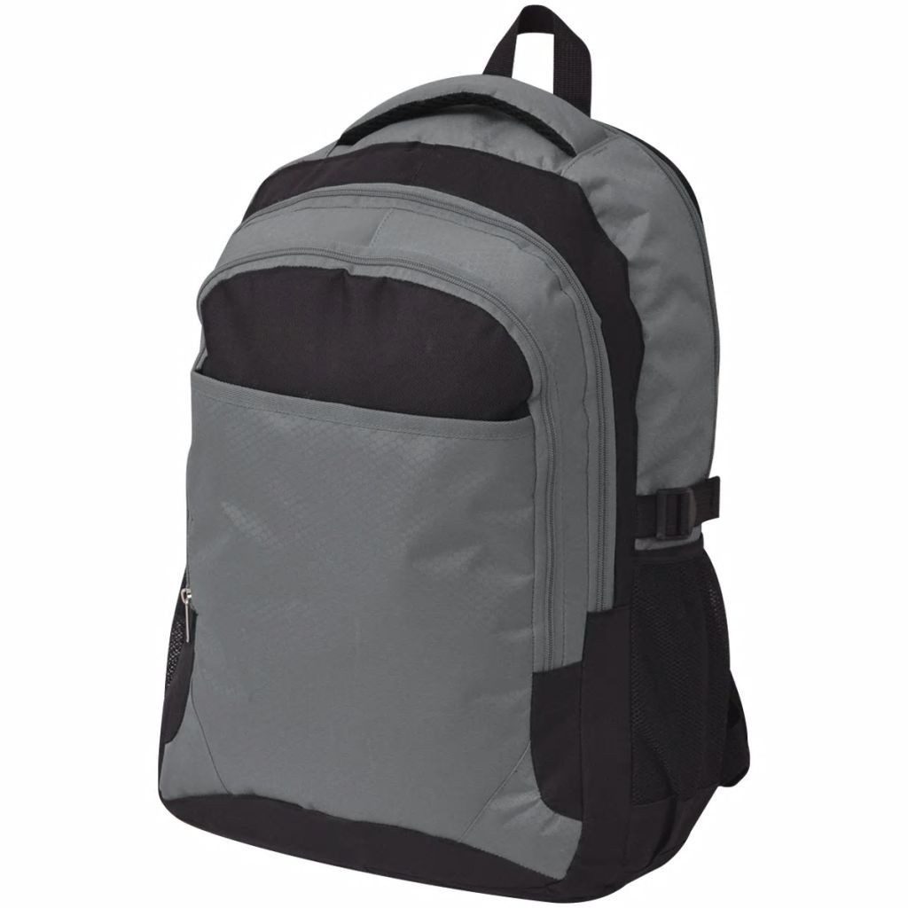 vidaXL Schulranzen 40 L Schulrucksack Freizeitrucksack Kinderrucksack 40 L Schwarz und Gr