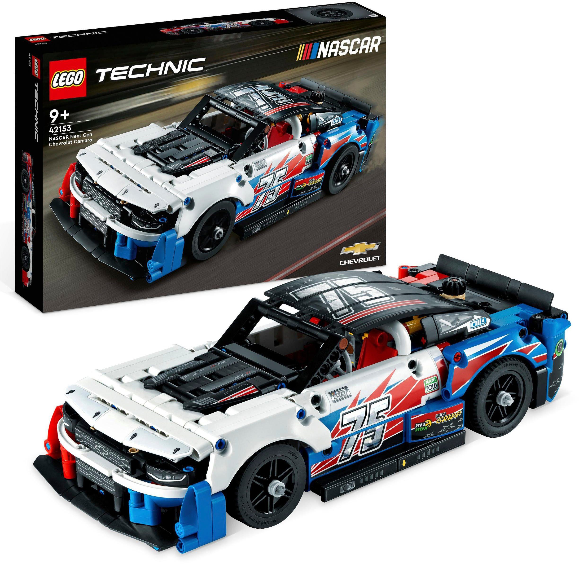 LEGO® Konstruktionsspielsteine NASCAR Next Gen Chevrolet Camaro ZL1 (42153), LEGO® Technic, (672 St)