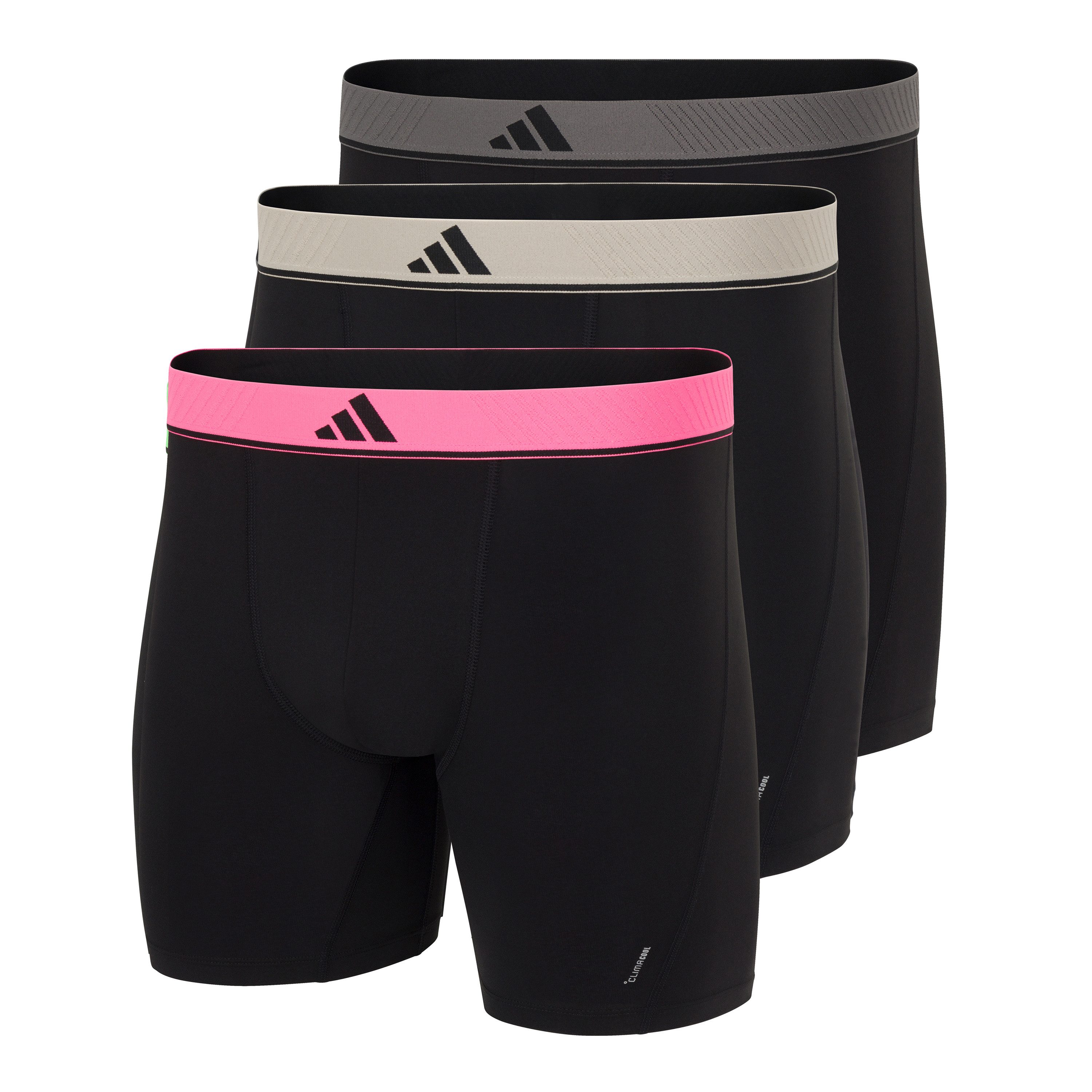 adidas Sportswear Langer Boxer Active Micro Flex (3er Pack) Logo-Bund, elas günstig online kaufen