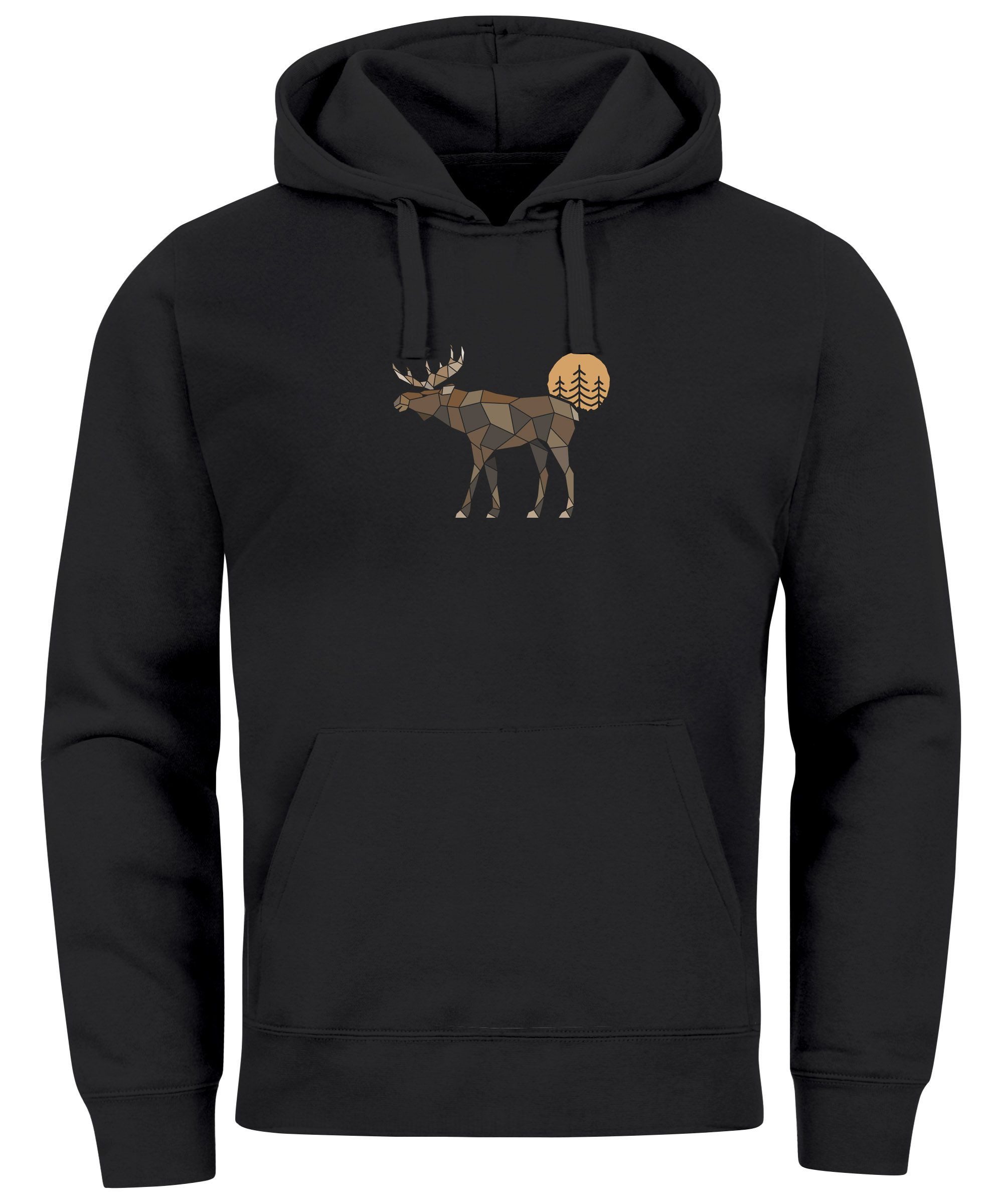 Neverless Hoodie Hoodie Herren mit Aufdruck günstig online kaufen