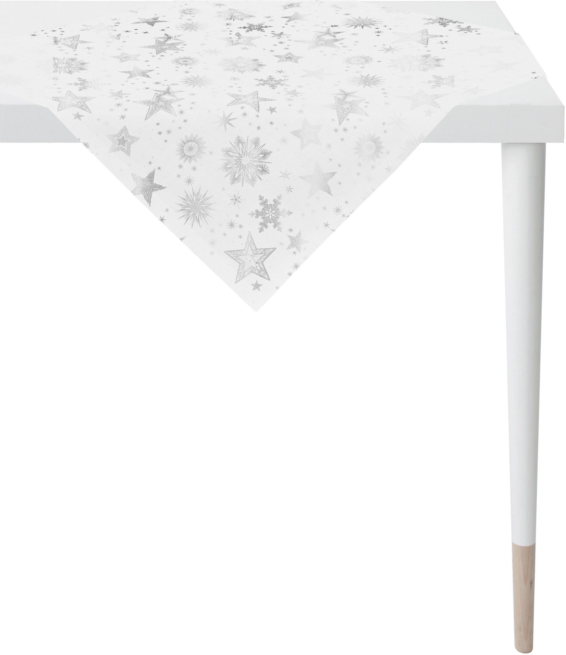 APELT Mitteldecke 9602 CHRISTMAS ELEGANCE, Weihnachtsdeko, Weihnachten (1-tlg), Lurex-Jacquardgewebe