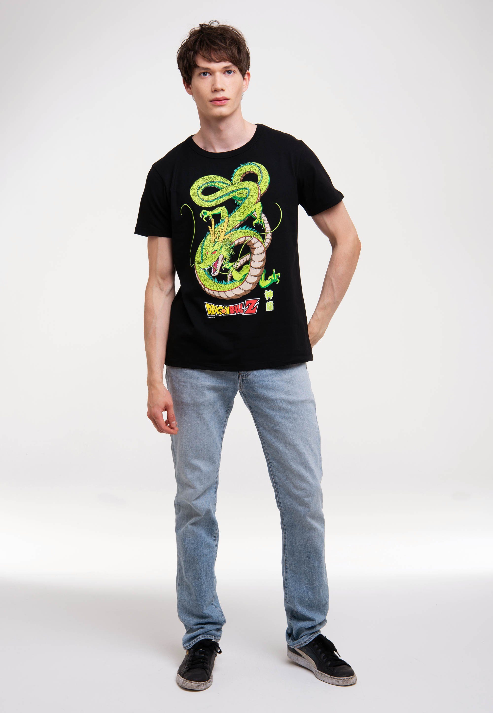 T-Shirt lizenziertem Dragonball LOGOSHIRT Shenlong Print Z - mit