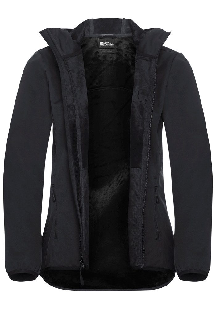 Jack Wolfskin Softshelljacke WINDHAIN HOODY W