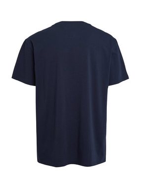 Tommy Jeans T-Shirt TJM SLIM 2PACK S/S FLAG DNA TEE (Packung, 2er) mit großem Logodruck auf der Brust