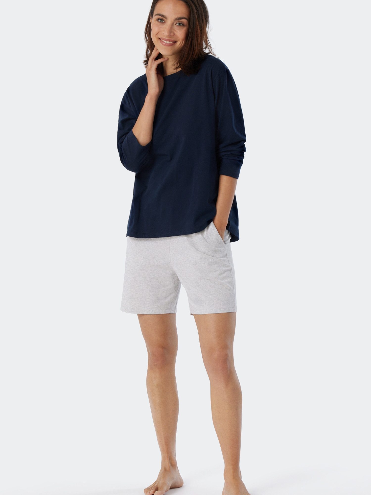Schiesser Pyjamaoberteil Mix & Relax Organic günstig online kaufen