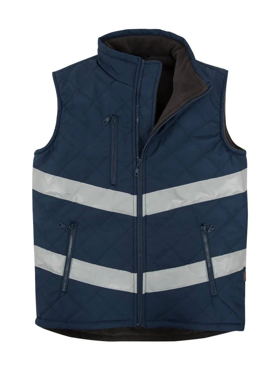 Softshellweste Softshell-Weste Warnschutz Reflexstreifen – ISMONT ISM 4311
