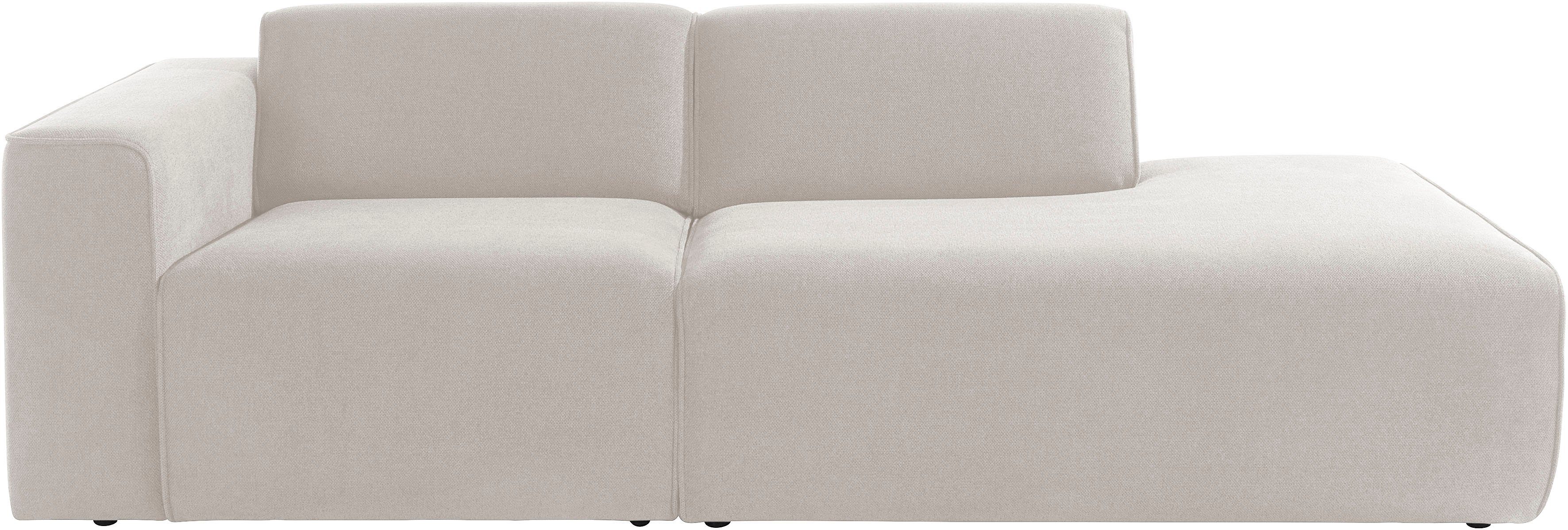 andas 2-Sitzer "Noord mit Kedernaht, Breite 227 cm", Cord, Struktur, Websto günstig online kaufen