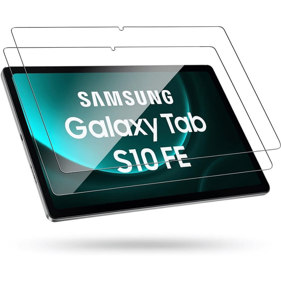 SmartUP Displayschutzglas 2X Schutzglas für Samsung Galaxy Tab S10 FE Display Panzerfolie Full für Samsung Galaxy Tab S10 FE