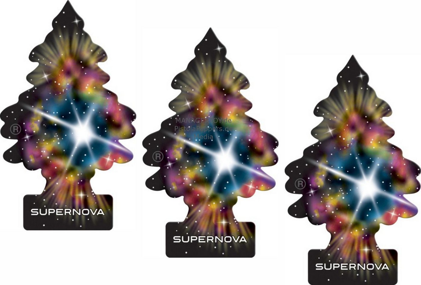 Thumbnail - Wunder-Baum Raumduft 3er Set Wunderbaum SUPER NOVA drei Stück
