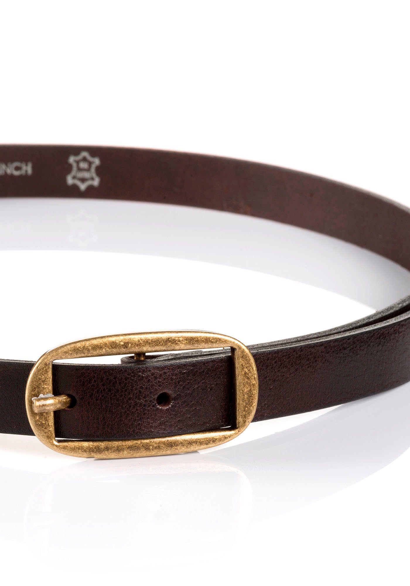 TOM TAILOR Ledergürtel TTMARIAH 2 cm breiter Damengürtel, modisch vielseiti günstig online kaufen