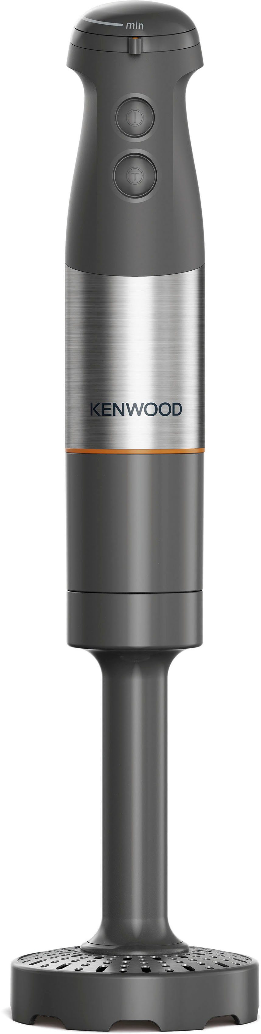 KENWOOD Stabmixer HBM60.307GY Triblade XL+, 1000 W, inkl. Zerkleinerer, Kartoffelstampfer, Messbecher und Schneebesen