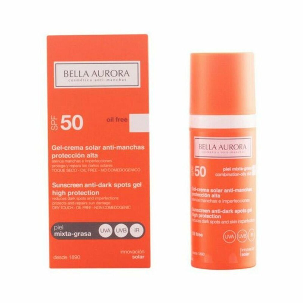 gel AURORA Bella 50 ml SOLAR anti-manchas SPF50 Sonnenschutzpflege mixta/grasa BELLA Aurora