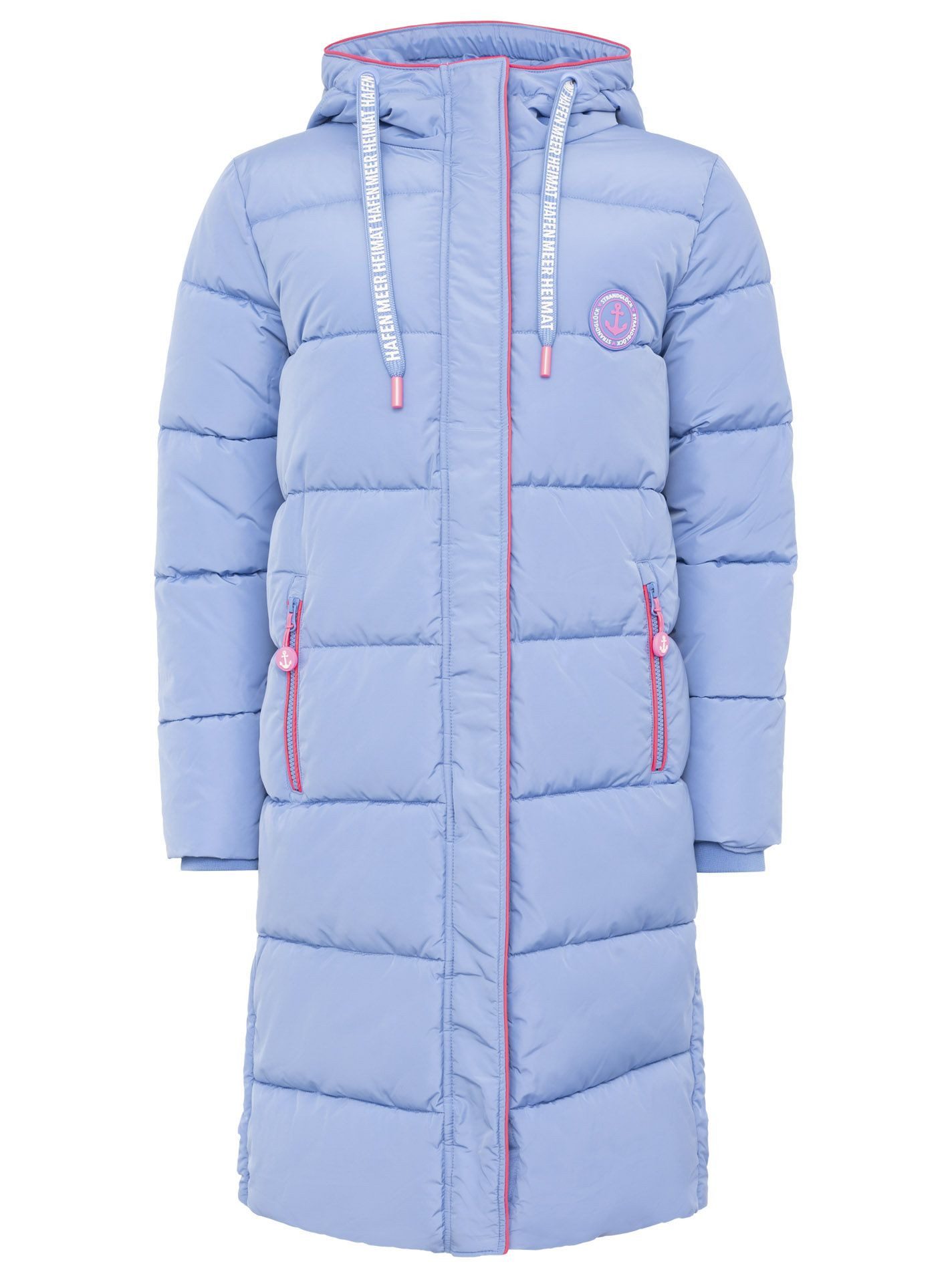 Zwillingsherz Steppmantel Oversized Steppjacke Seitentaschen günstig online kaufen