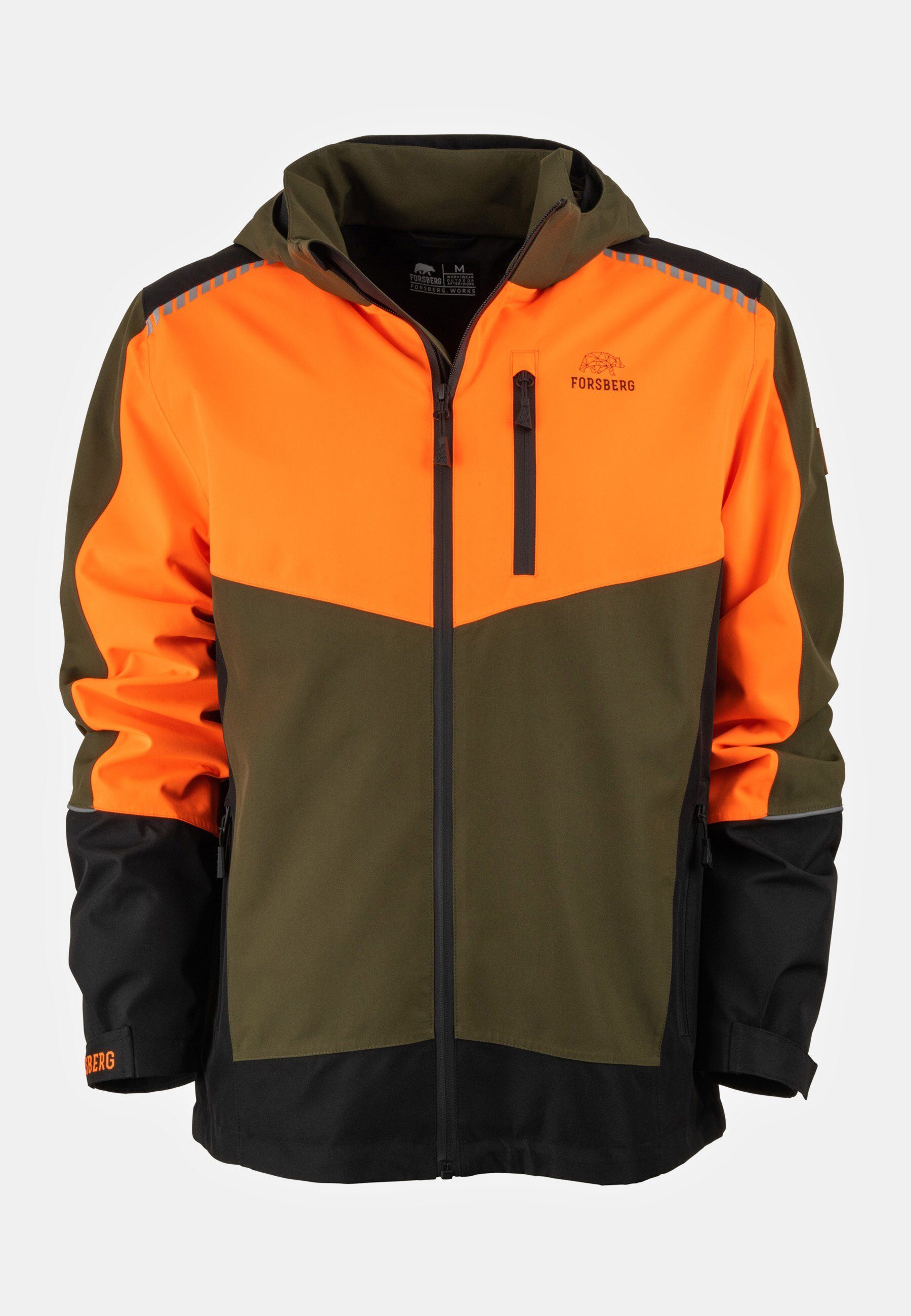 FORSBERG Fieldjacket Skogar Allwetter-Funktionsjacke neon orange
