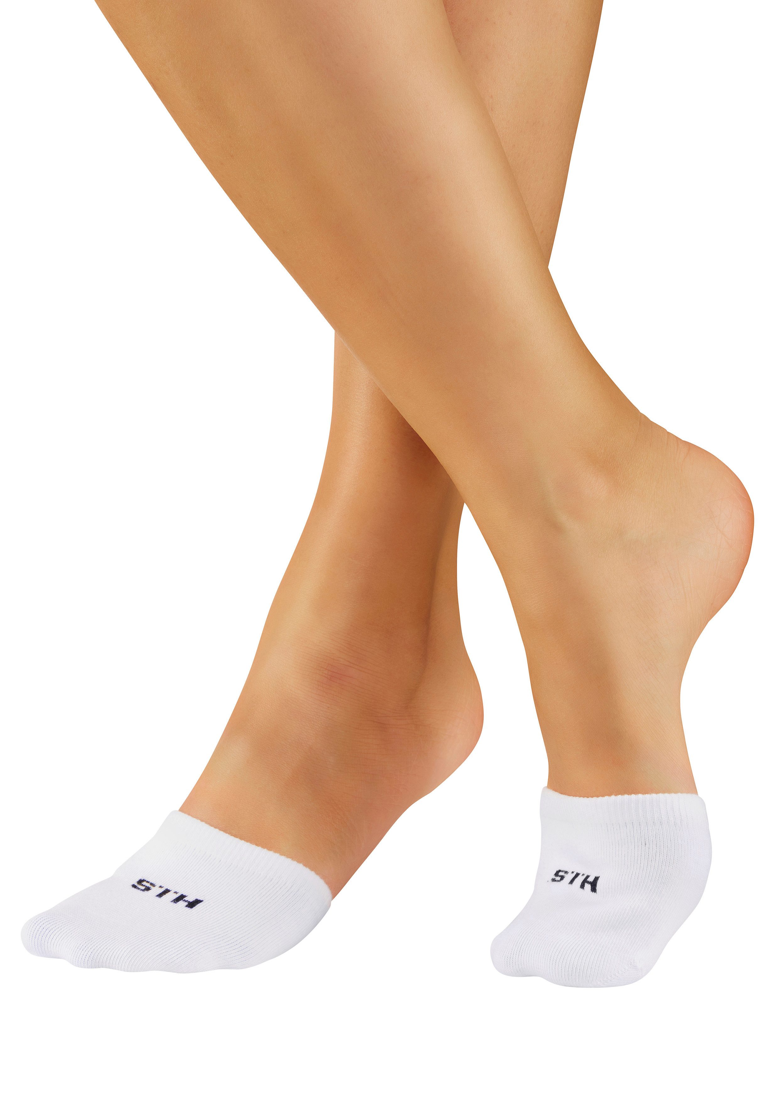 H.I.S Zehlinge Damen Zehentopper, Zehensocken, Halbsocken mit Baumwolle (Packung, 3-Paar, one size) halbe Socken für Pantoletten