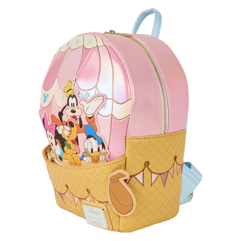 Loungefly Rucksack Disney by Loungefly Mini Rucksack Mickey & Friends Figural Hot Air Bal