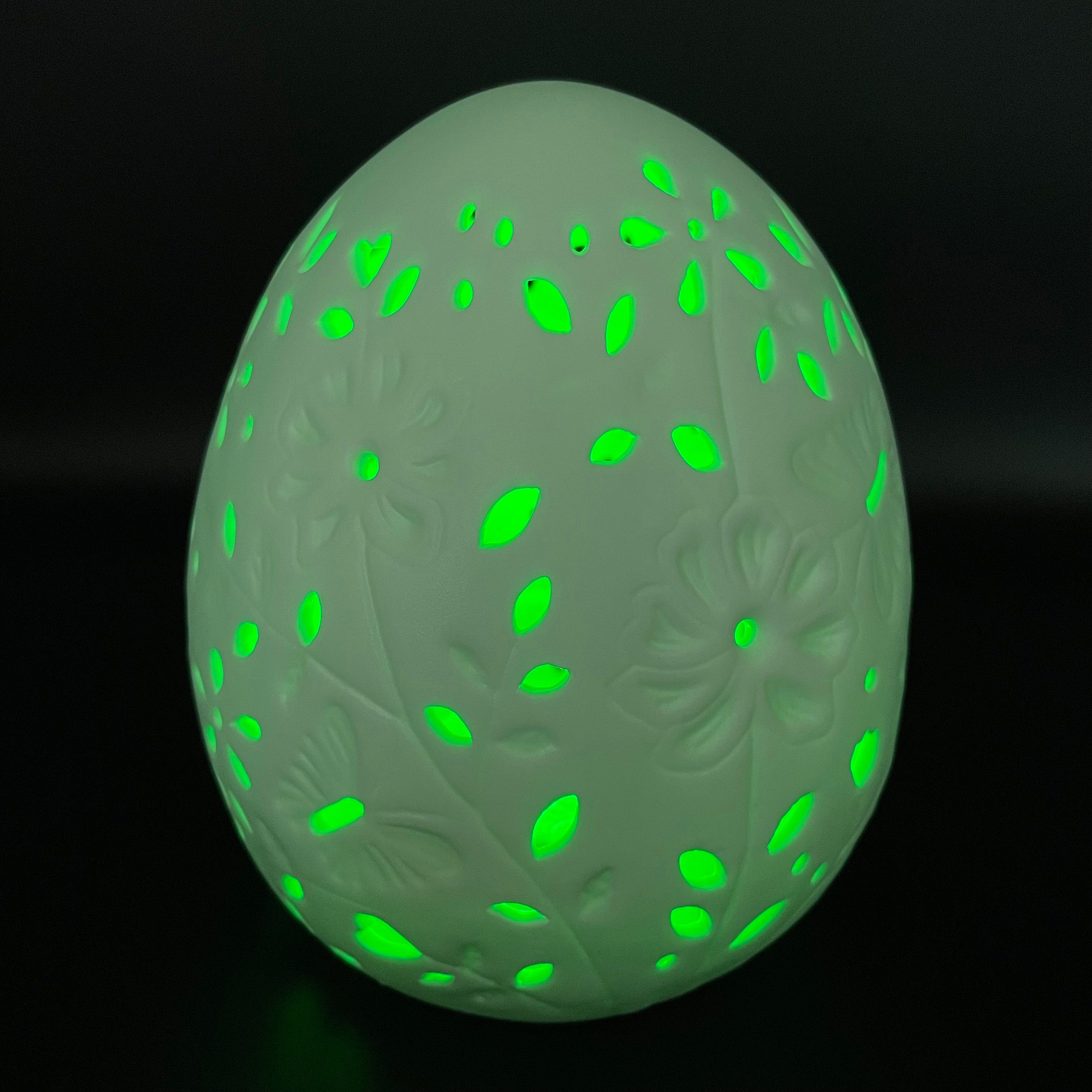 Online-Fuchs Osterei 3 LED Ostereier mit Farbwechsel wählbar - aus Timerfunktion Ostern oder Keramik (3tlg), Deko Warmweiß