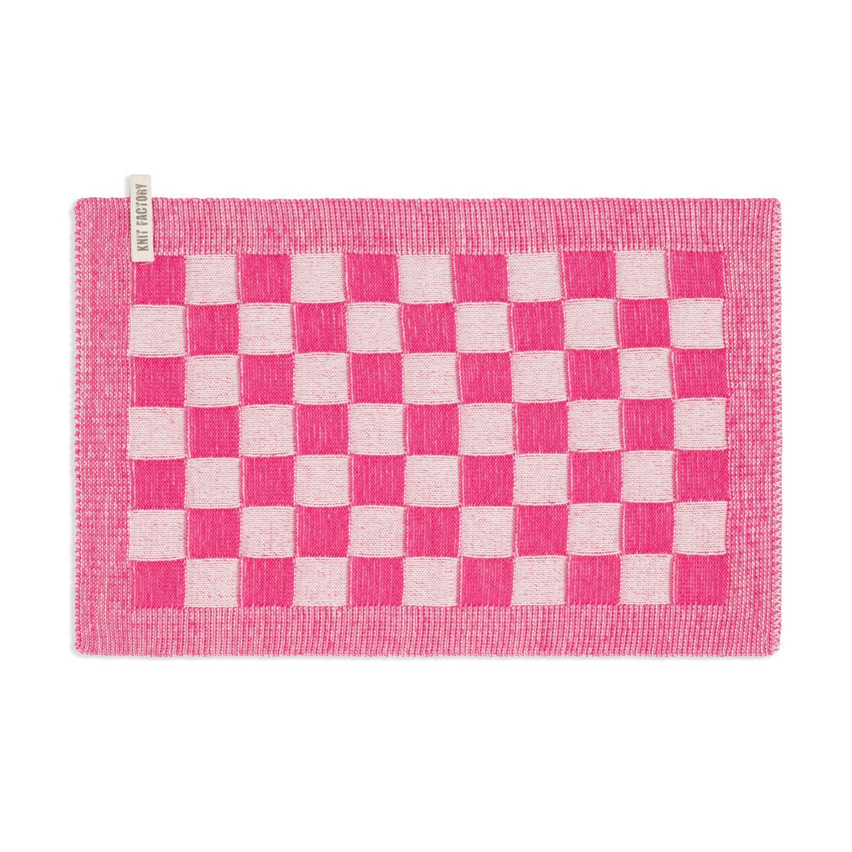 Platzset Tischset Block Ecru/Fuchsia