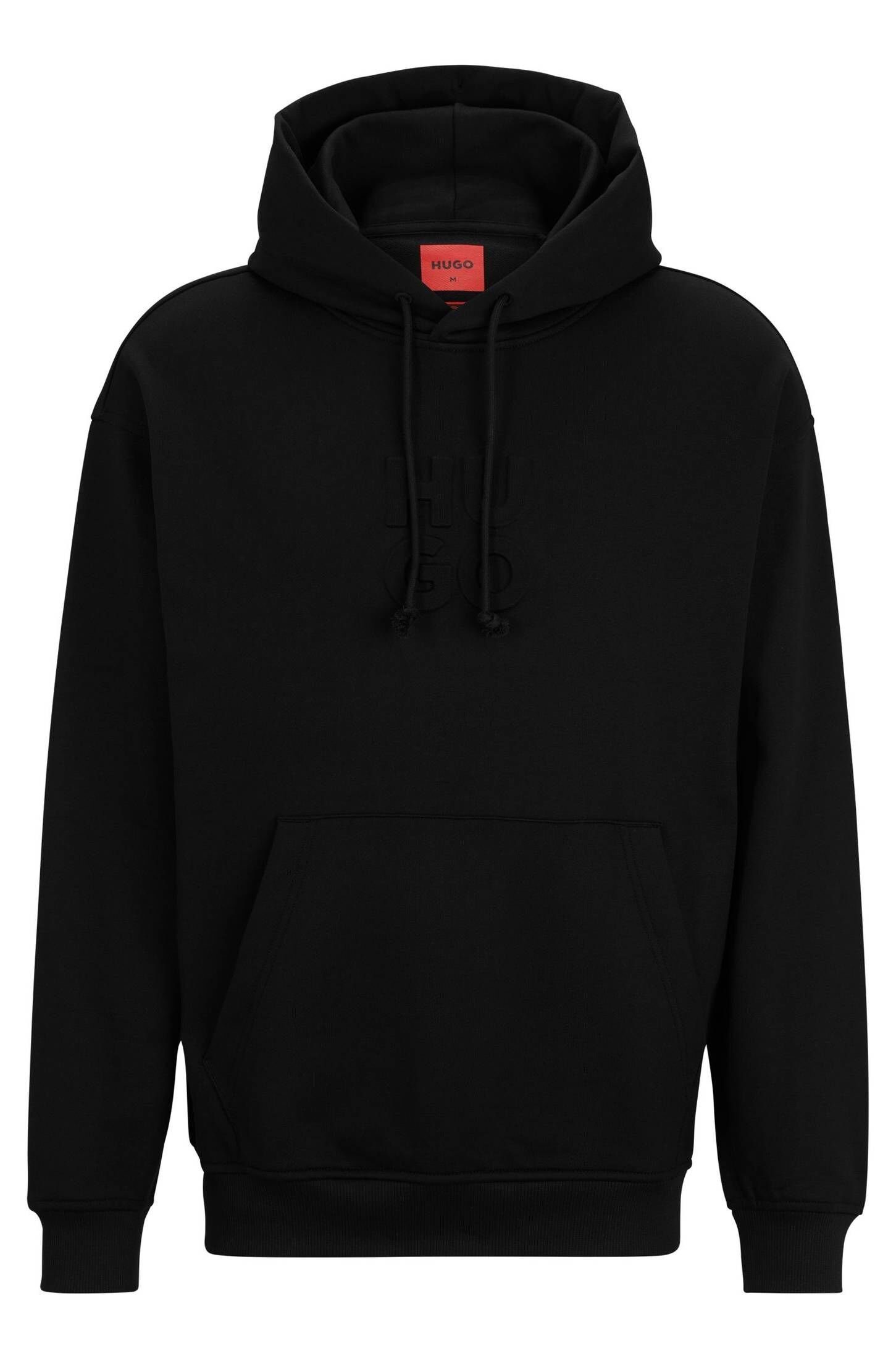 Relaxed Sweatshirt Herren schwarz (15) Hoodie DOKRAS HUGO (1-tlg) Fit