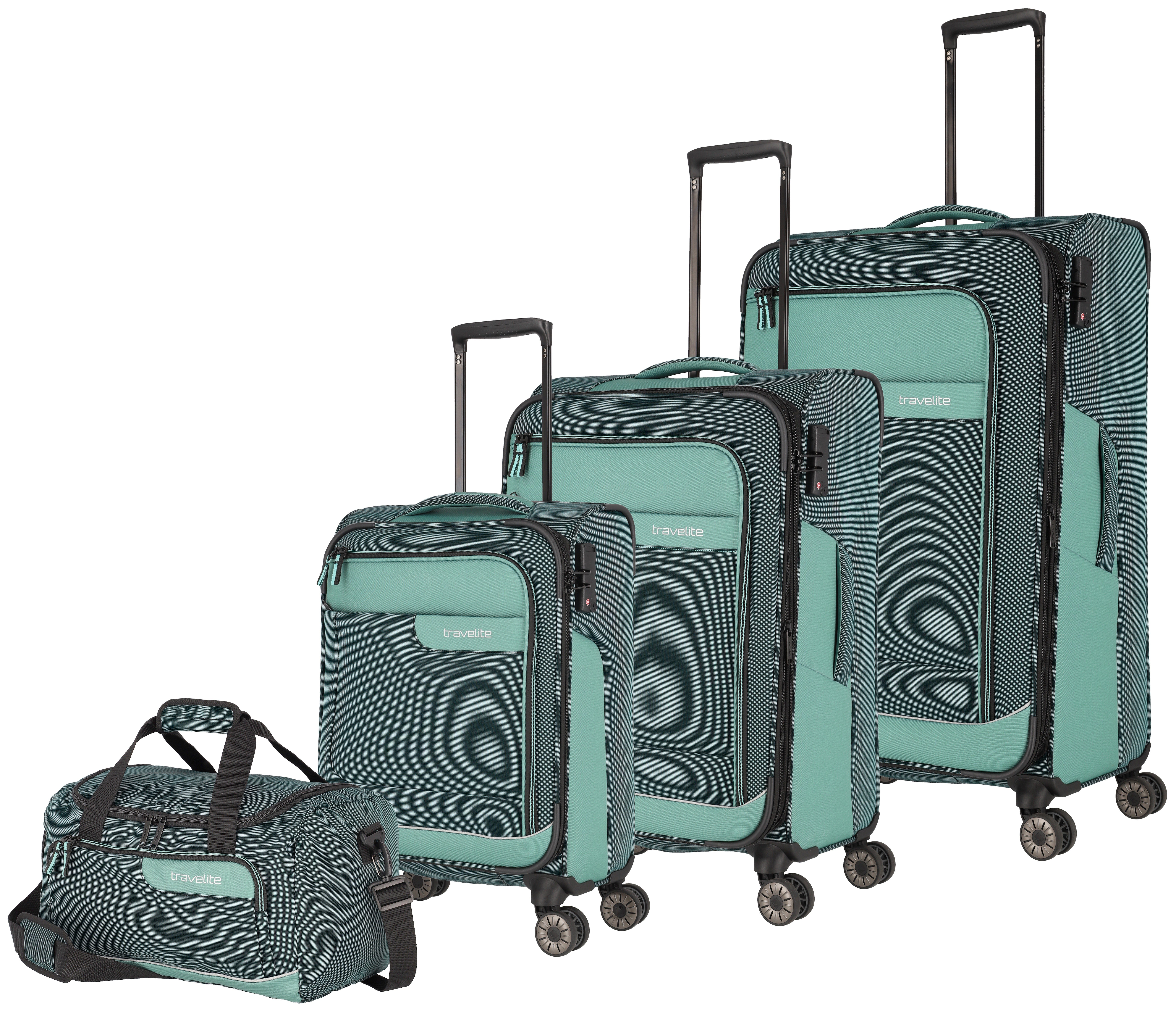 travelite Trolleyset VIIA S/M/L und Reisetasche, günstig online kaufen