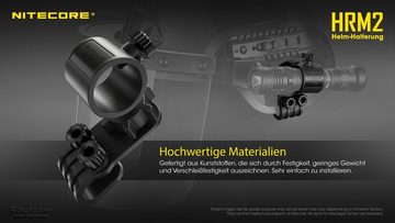 Nitecore LED Taschenlampe Nitecore Universal-Helmmontage HRM2 für Taschenlampen, Nitecore HRM2