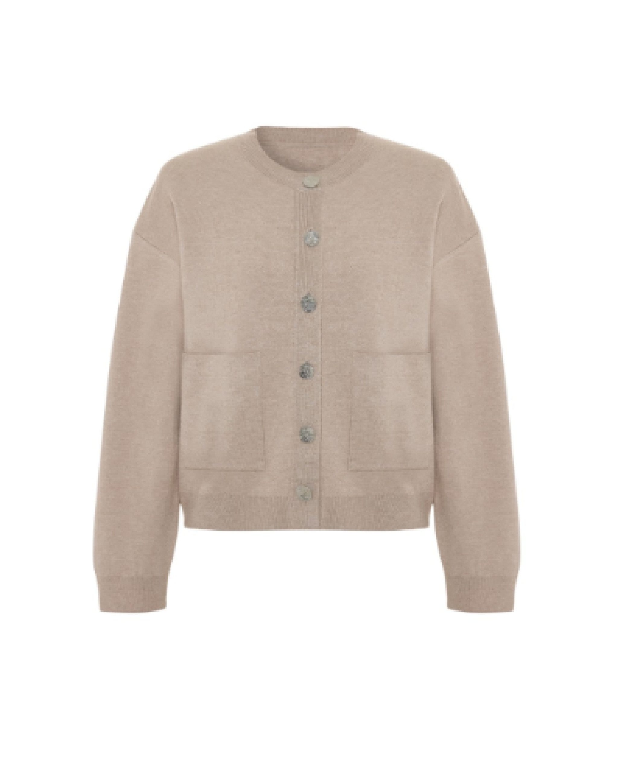 MORE&MORE Strickjacke Melange Cardigan Knit
