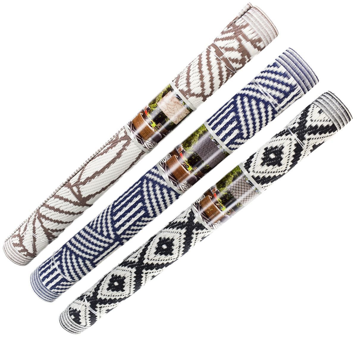 Marabellas Shop Outdoorteppich Bodenbelag für draußen 90 x 150 cm in gefloc günstig online kaufen