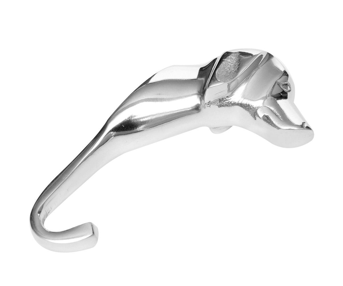 Brillibrum Wandhaken Wandhaken Kleiderhaken Hund Aluminium Garderobenhaken Leinenhaken