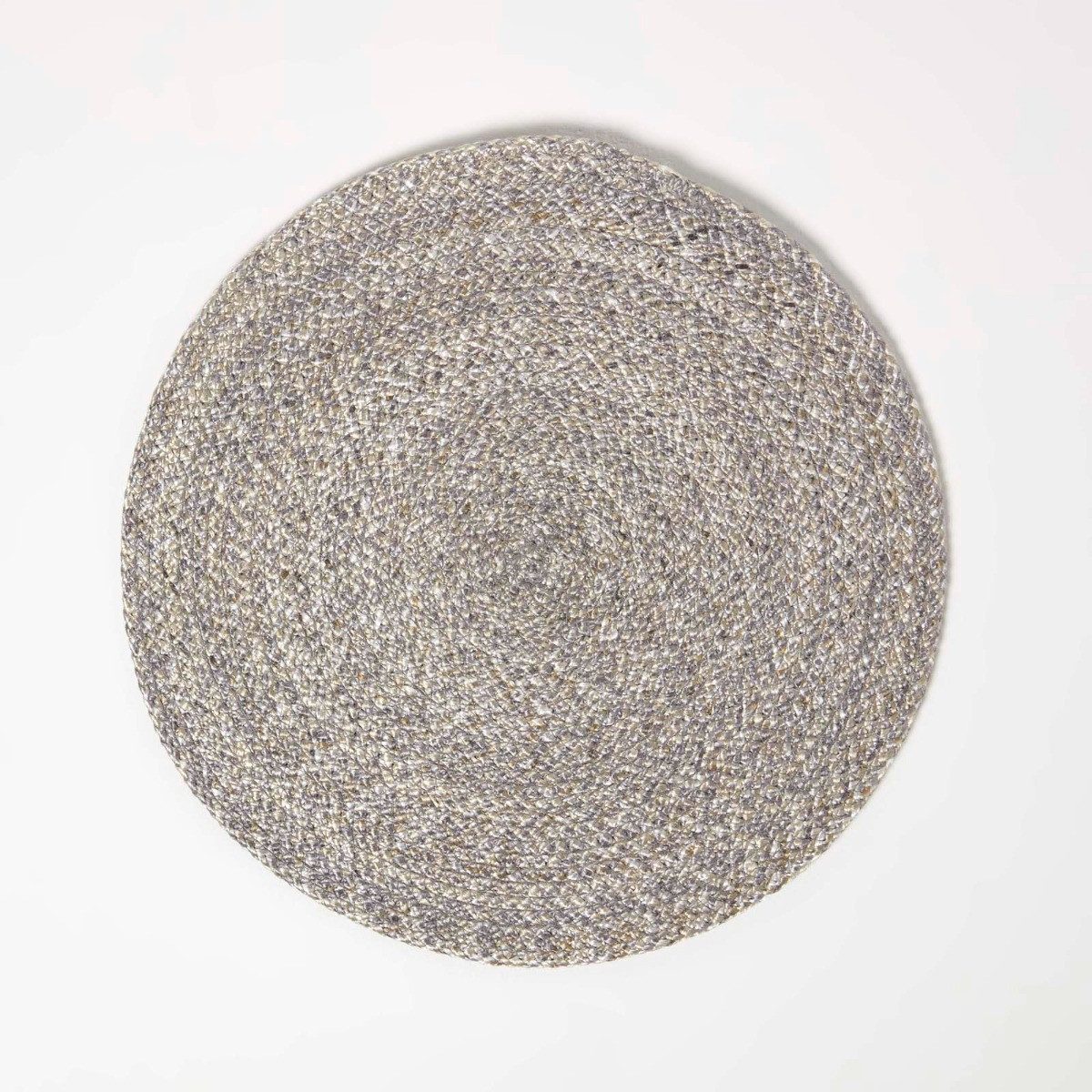 Homescapes Platzset Tischset silber im 4er-Set, günstig online kaufen