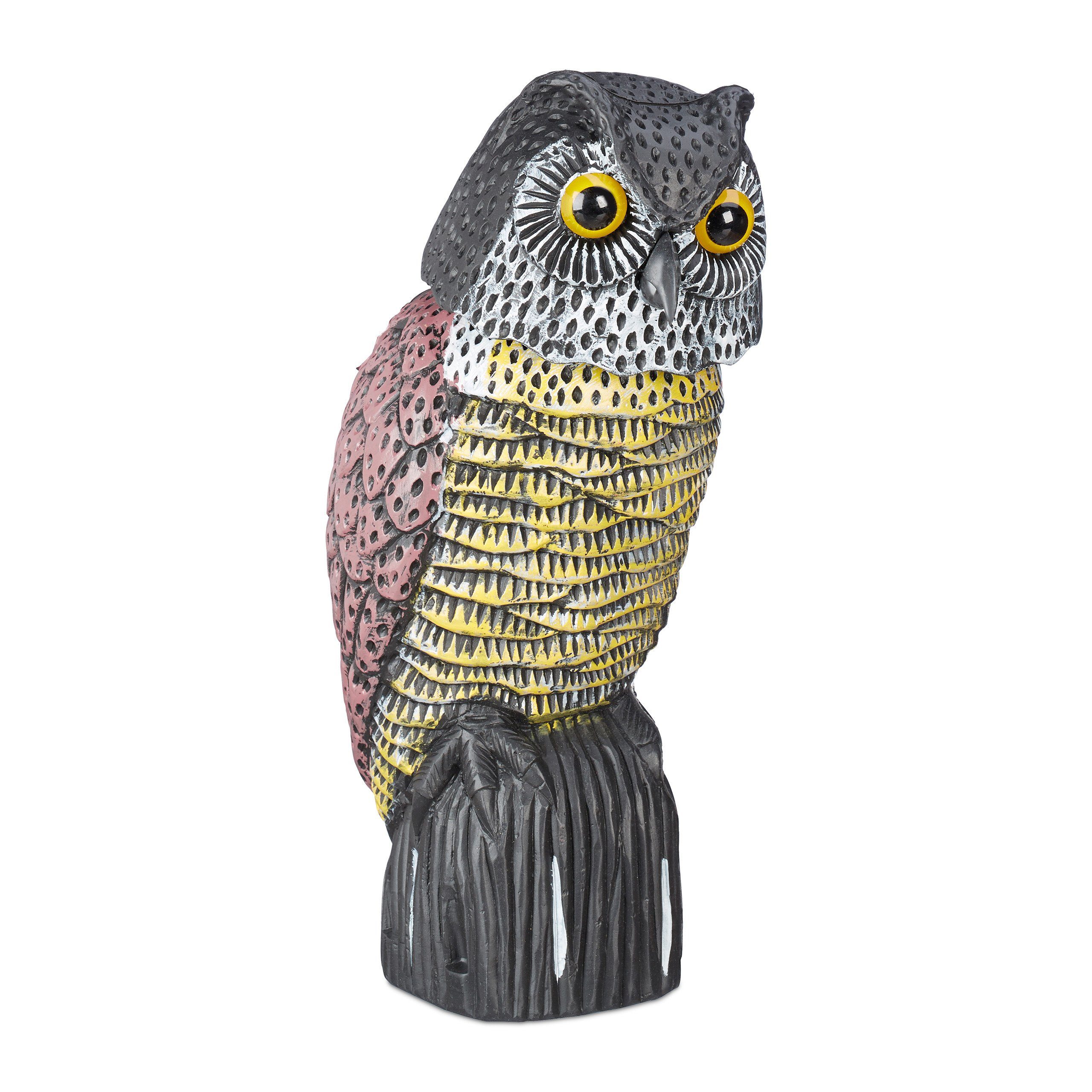 relaxdays Gartenfigur Vogelschreck Eule günstig online kaufen
