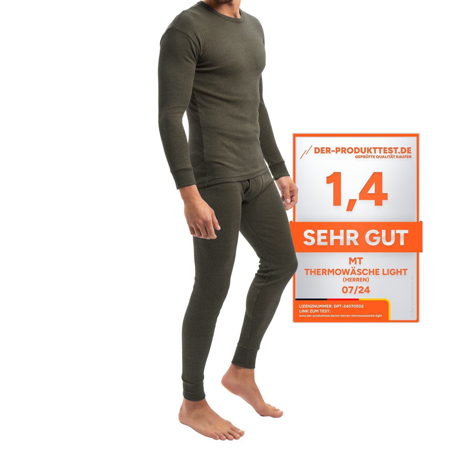 MT Thermohose Herren Ski-/Thermo Unterwäsche Set Light Lange Unterwäsche