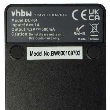 vhbw passend für Canon Digital Ixus 1100HS, 1100 HS, 1000HS, 500HS, 510HS, Kamera-Ladegerät
