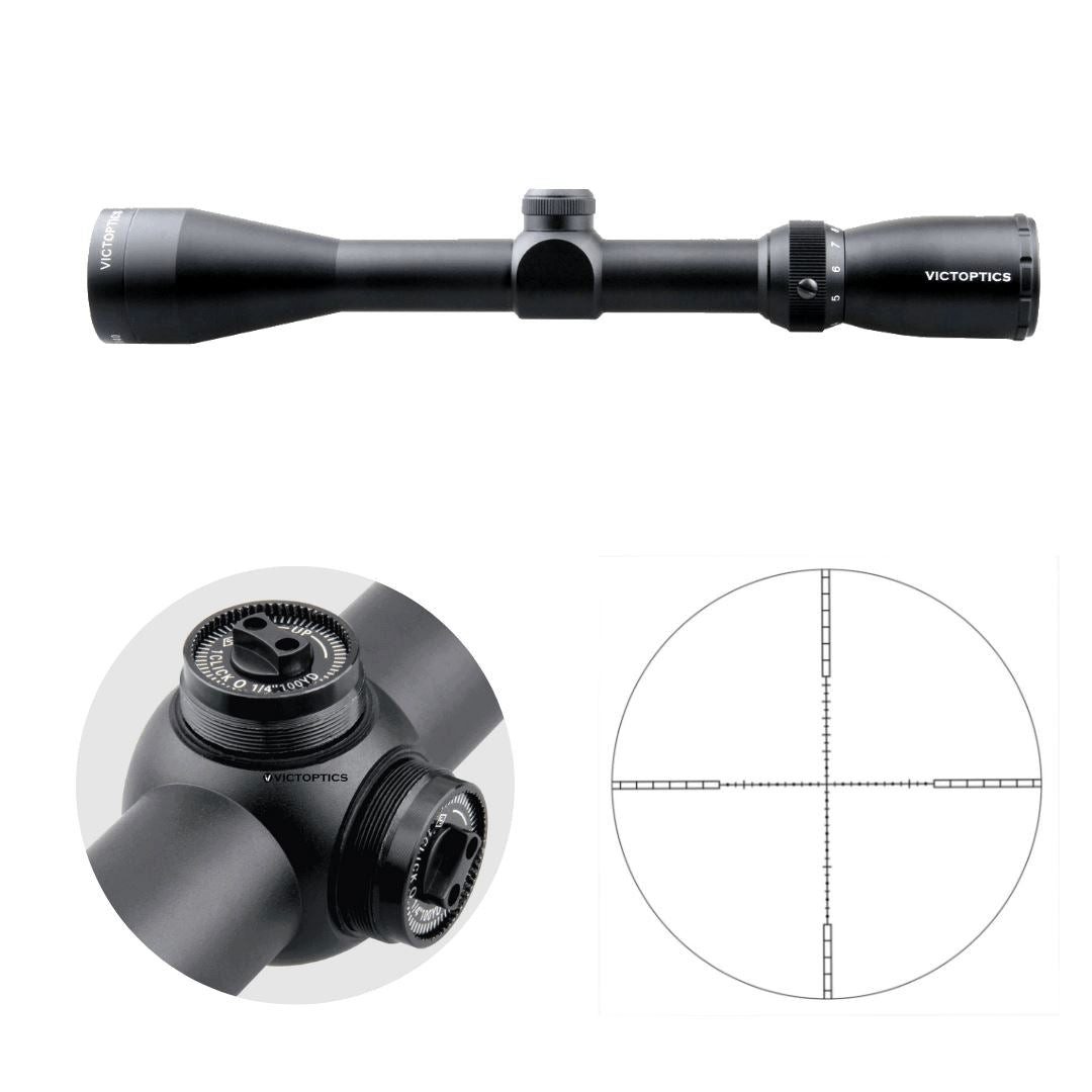 Vector Optics Victoptics OPSL20 B3 3-9x40 Zielfernrohr (Ideal für Jagd, Sport und Airsoft)