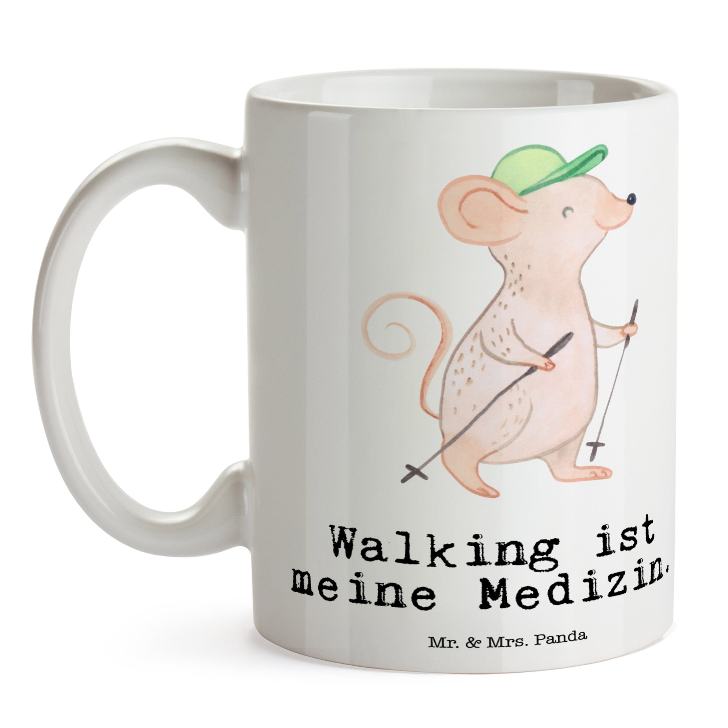 Mr. & Mrs. Medizin Weiß Keramik Tasse, Walking Maus Geschenk, Panda Becher, - - Sprüche, Tasse Tasse